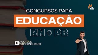 Concursos da educação RN e PB [upl. by Maggy]