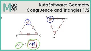 KutaSoftware Geometry Congruence And Triangles Part 1 [upl. by Selestina]