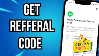 How To Get Referral Code On Cash App [upl. by Ashely55]