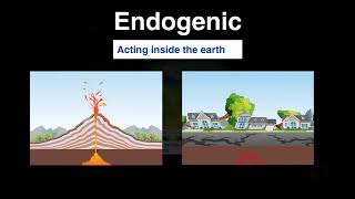 Endogenic and exogenic forces [upl. by Engud]