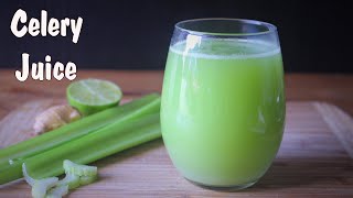 Mix of Celery Ginger and Lemon Juice  Drink for Good Digestion and Lowering Blood Pressure [upl. by Irtimid]