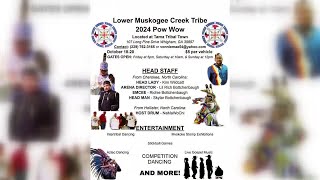 Lower Muskogee Creek Tribe 2024 Pow Wow [upl. by Audi]