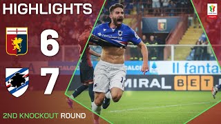 GENOASAMPDORIA 11 56 pens  HIGHLIGHTS  Coppa Italia Frecciarossa 202425 [upl. by Crescentia421]