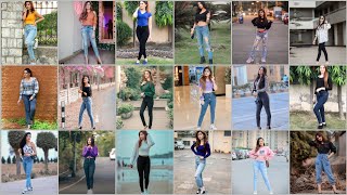 New Pose IdeasGirls Jeans Top PosesGirls Photo Poses IdeasJeans Photography For GirlsJeans Top [upl. by Lemuel]