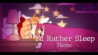 I’d Rather Sleep Meme FNAF  Elizabeth Afton Small Flash Warning [upl. by Doraj]