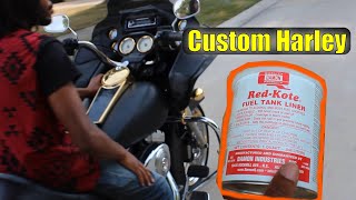 How To Red Kote a Harley Davidson Gas Tank [upl. by Benjie74]