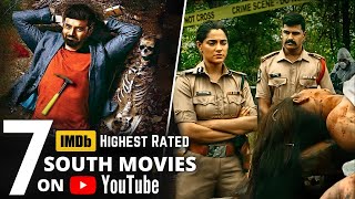 Top 7 Crime Thriller South Movies on YouTube in Hindi  Part 2 [upl. by Annavoig]