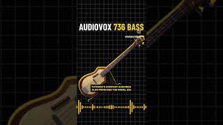 Audiovox 736 Electric Bass [upl. by Alleuqahs]