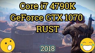 Core i7 4790K  GTX 1070 Rust 4K Fantastic Gameplay [upl. by Otreblanauj]