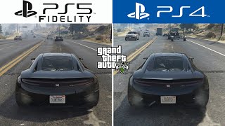 Grand Theft Auto V PS4 vs PS5 Ray Tracing FidelityGameplay  Update 2023 [upl. by Nahtnaoj]