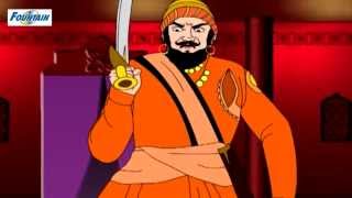 Shivaji Maharaj Marathi Animated Story  Shahiste Khanawar Halla [upl. by Lubin821]