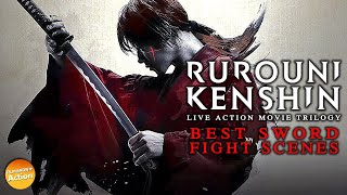 RUROUNI KENSHIN Live Action Movie Trilogy  BEST SWORD FIGHT SCENES [upl. by Nivrae595]