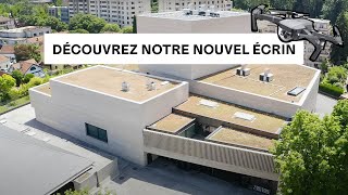 Visite du Théâtre de Carouge avec un drone [upl. by Llerrehc]