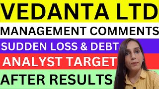 Vedanta share analyst target post results Vedanta share 2 latest news today  stocks  vedanta debt [upl. by Annovaj]