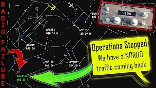 REAL ATC American B757 has COMPLETE RADIO FAILURE out of Kennedy [upl. by Wylen]