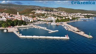 Crikvenica Croatia From The Air [upl. by Nilcaj]