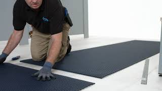 How to install Plastex barefoot matting [upl. by Fried]