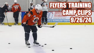 Philadelphia Flyers Training Camp Clips  92624 [upl. by Doty]