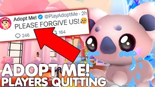 😡ADOPT ME PLAYERS QUITTING BECAUSE OF THIS MAJOR PROBLEM🤦‍♂️🔥THIS IS SERIOUS ROBLOX [upl. by Chelsey]