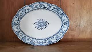 Antique Wedgwood Raphael China Platter [upl. by Atirma]