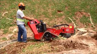 Stump grinding  Toro STX 26 vs Chainsaw [upl. by Dumah359]