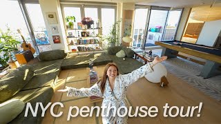 my NYC penthouse apartment tour 13050month in Brooklyn [upl. by Clougher]