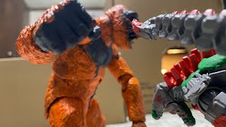 Scar King vs Mecha Godzilla 100 sub special [upl. by Ainegul]