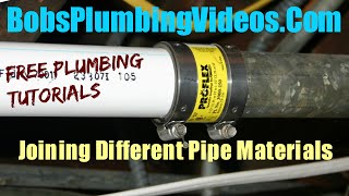 How To Join Galvanized Pipe to PVC  PVC To Galvanized [upl. by Alinna]