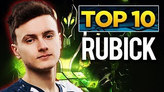 TOP 10 Rubick Players in Dota 2 History [upl. by Lledniuq122]