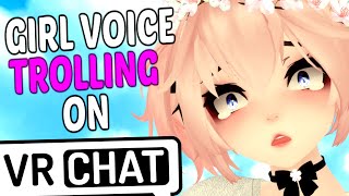 Girl voice trolling on VRchat [upl. by Leaj]