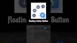 Floating Action Button css3 coding programming [upl. by Weywadt]