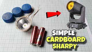 How To Make Mini Sharpy Light With TorchLight And Cardboard  Simple Mini Sharpy Light At Home [upl. by Whiteley]