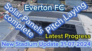 Everton FC New Stadium at Bramley Moore Dock Update 31072024 [upl. by Birchard545]