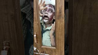 Zombie Ka Kiya Makeup🧟‍♀️🧟 sanjhalikavlog haunted horror minivlog zombie bhootiya [upl. by Feingold513]