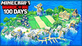 I Survived 100 Days on an ISLAND in Minecraft Hardcore [upl. by Aminta]