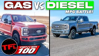 Gas vs Diesel MPG Battle These Two 2024 Ford F250s Are Unbelievably Close [upl. by Willow678]