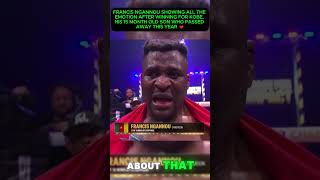 Ngannous Emotional Win for Late Son Kobe ❤️ufc mma ngannou ferreira boxing conormcgregor [upl. by Magdau]