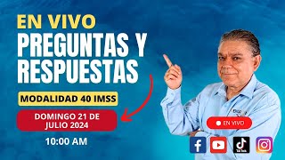 🔴 En Vivo modalidad40 modalidad10 Preguntas y respuestas ¡En vivo ¡2 horas [upl. by Aiykan]