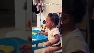 Cute Baby Moments baby funny shorts fyp laughoutloudbaby [upl. by Nwahsit]