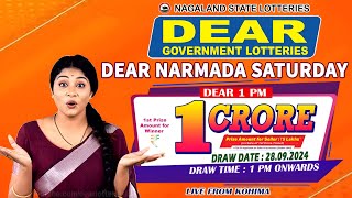 LOTTERY SAMBAD LIVE DEAR LOTTERY 1PM LIVE DRAW TODAY 28092024  Will You Are the Next Crorepati [upl. by Rehtaef]