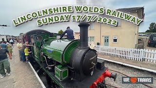 Lincolnshire Wolds Railway Open Day 1772022 [upl. by Anitsirc]