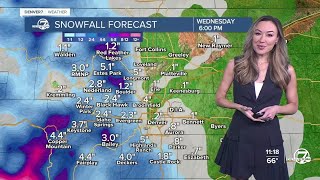 Colorado snowfall forecast What to expect in Denver this week [upl. by Narah]