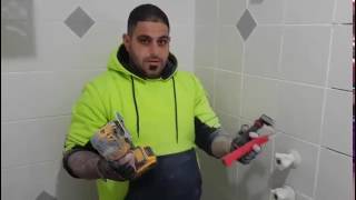 How to regrout a leaking shower [upl. by Germin]