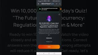 the future of crypto currency regulation CEX CEXIO quizzes answers CEXIO quize questions answers [upl. by Aia]