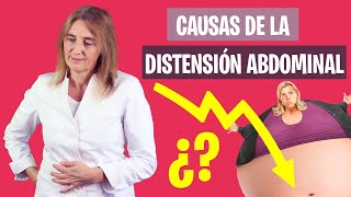 Por estos MOTIVOS tienes DISTENSIÓN ABDOMINAL  ¿Tienes hinchazón abdominal  Nutrición y Dietética [upl. by Anairam]