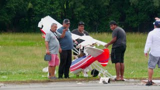 Brand New CubCrafters Carbon Cub FX3 200cc CRASHED Too slow down wind or elevator failureflutter [upl. by Llekcm]