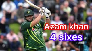 Azam Khan batting today  pak vs ire  Azam khan [upl. by Ybbor611]