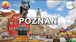 🇵🇱 Poznan Poland  Walking Tour in 4K  60fps [upl. by Nelleyram]