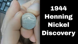 Rare 1944 Henning Nickel Discovered By A Coin Dealer [upl. by Eilsel594]