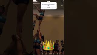 Senior Elite 👑 🩵fypage fypyoutube  allstarcheer cheerleading cheer stunts team athletes [upl. by Suvart]